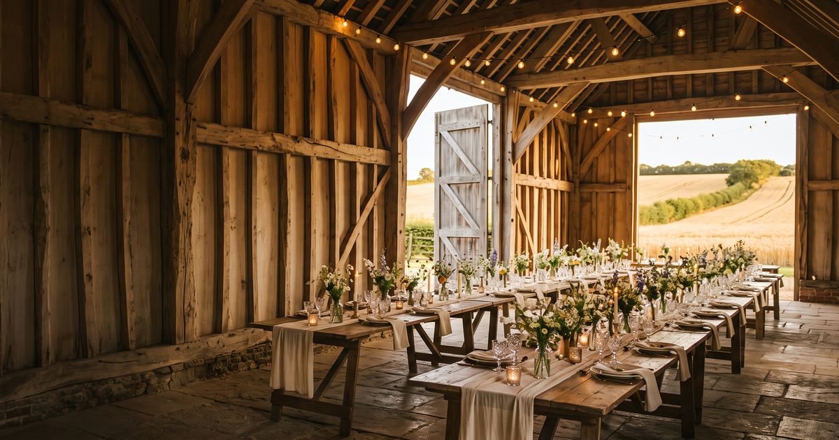 Barn Wedding Venues in the UK: Rustic Charm and Elegance